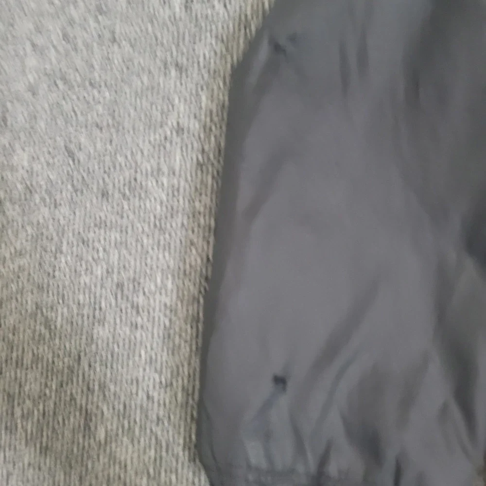 Nike Size 4 XS Windbreaker Jacket Unisex Kids Black Fleece Lined Hooded Full Zip